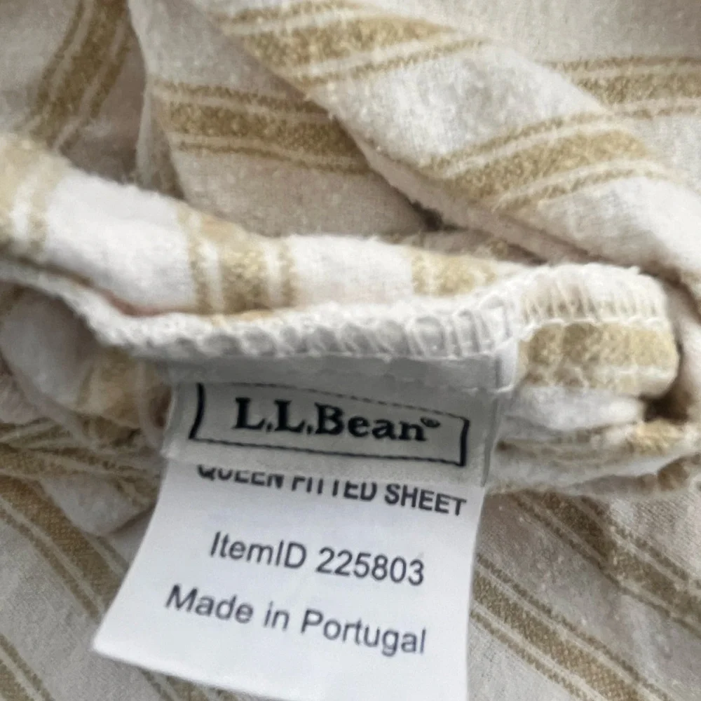 LLBEAN Fitted Flannel Bedsheet